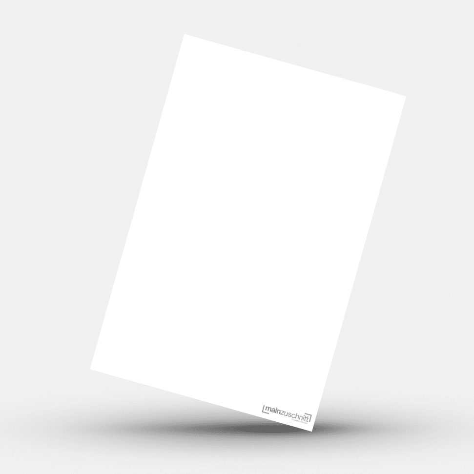 MDF Platte mit Grundierfolie (überlackierbar)